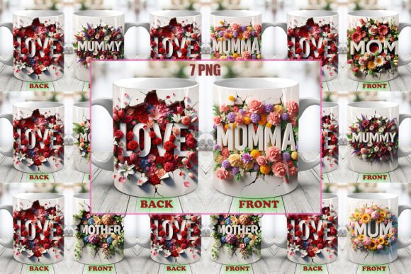 Celebrating Mom with the Mother's Day LOVE 3D Mug Wrap Bundle