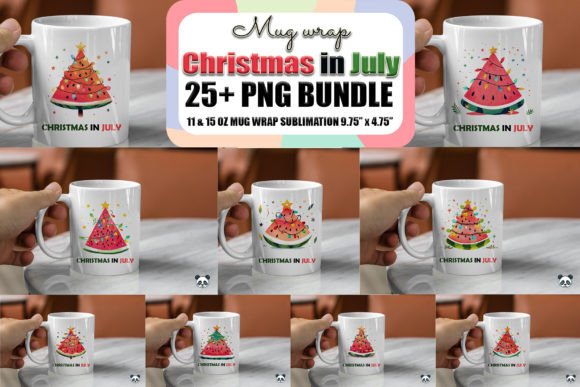 Christmas Tree in July Mug Wrap Bundle