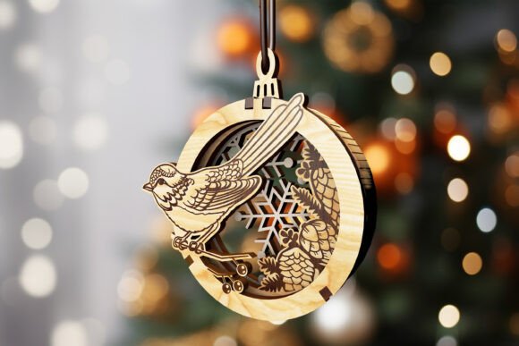 Crafting Elegance with a 3D Flexibility Christmas Ornament