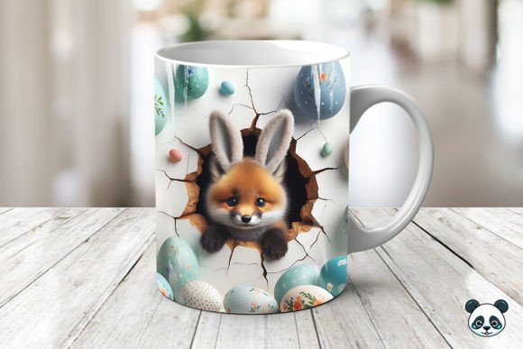 Creating Stunning Easter Gifts: A Guide to the Baby Fox 3D Mug Wrap Sublimation Design