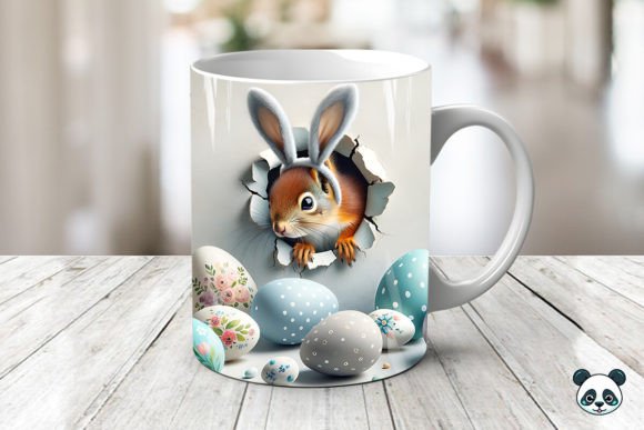 Creating Stunning Sublimation Projects with the Easter Baby Squirrel 3D Mug Wrap