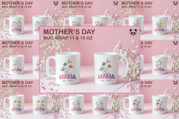 Designing with the Mama Est. 2024 Mug Bundle
