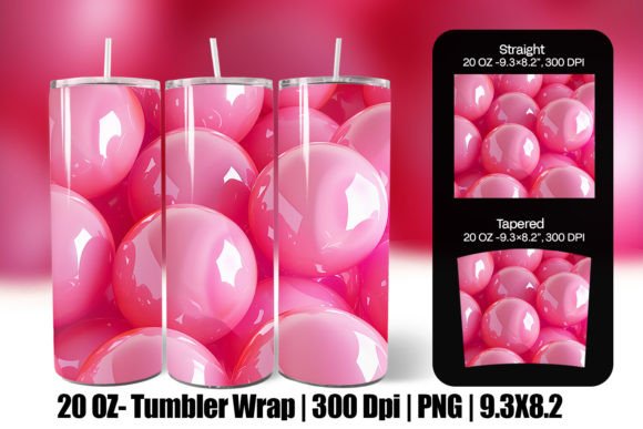 Elevating Brand Identity: The Strategic Rise of the 3D Inflated Pink Wrap Tumbler