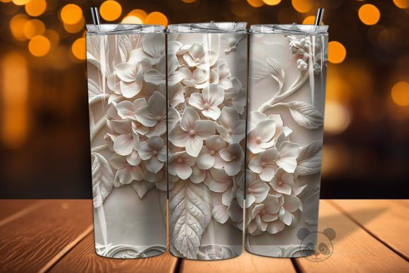 Elevating Sublimation Craftsmanship with the Hydrangea 3D Tumbler Wrap