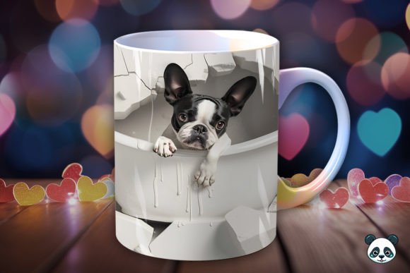 Evaluating the Boston Terrier Bathing 3D Mug Wrap for Sublimation Projects