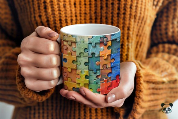 Evaluating the Colorful Puzzle Jigsaw 3D Mug Wrap for Sublimation Projects