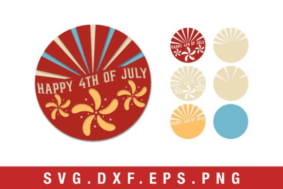 Integrating the Happy 4th of July Paper Cut SVG Design into Your Creative Workflow