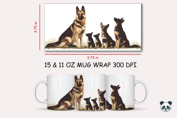 Integrating the Papa Dog Fathers Day Mug Wrap into Your Sublimation Workflow