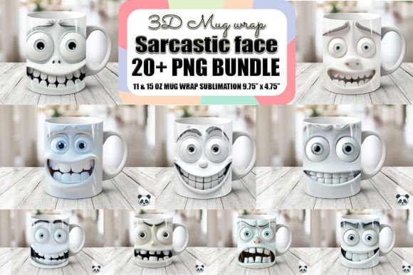 Integrating the Sarcastic Face 3D Mug Wrap Bundle into Your Sublimation Workflow