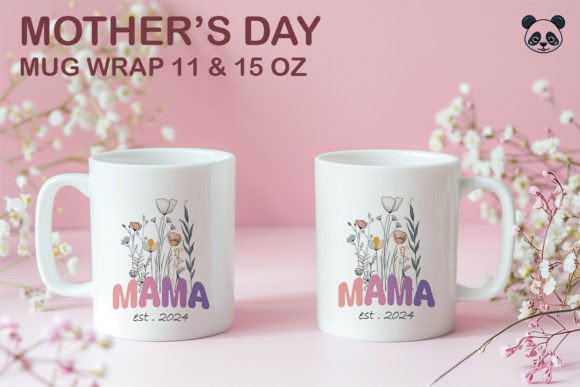 Mama Est. 2024 Mother’s Day Mug Wrap