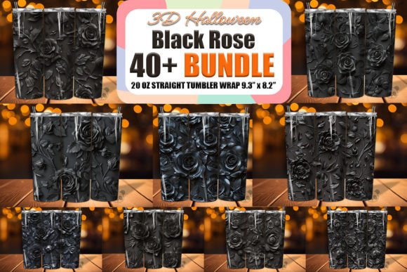 Mastering the Black Rose Seamless 3D Tumbler Bundle for Professional Sublimation