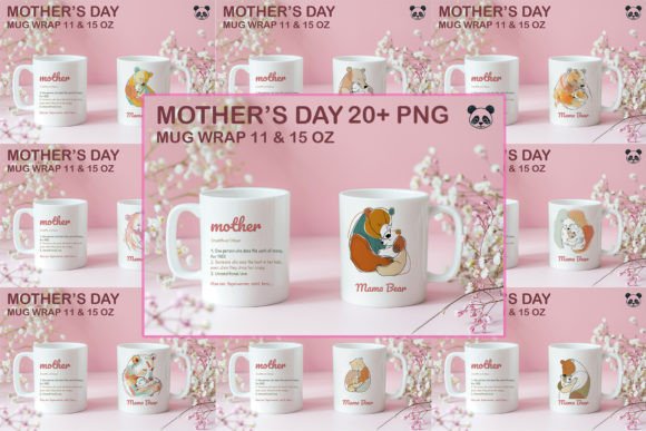 Strategic Branding with the Mama Bear Mother’s Day Mug Wrap Bundle